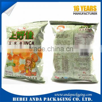 Heat Sealing Aluminum Foil Chips Packaging Bags/ Gravure Printing Potato Chips Packaging Bag/Snack Food Packaging Bag