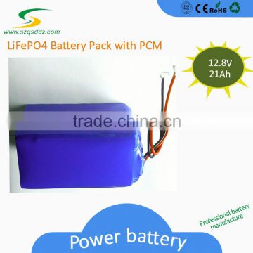 Hot Selling Rechargeable LiFePO4 Energy Storage 12.8V Battery with PCM