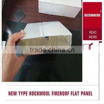 Tianjin best rock wool Factory Heat Preservation Rock Wool Sandwich Panel For wall and roof