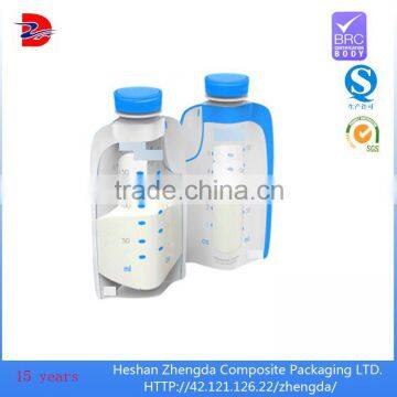 manufacture food grade spout bag plastic bag for breast milk