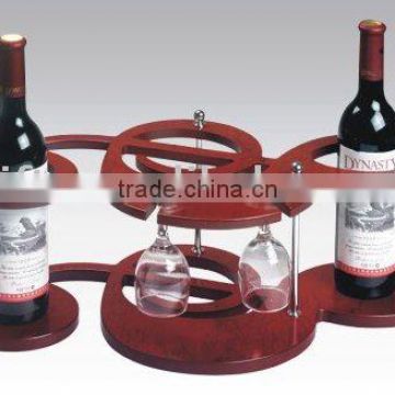 wooden wine rack/set/holder