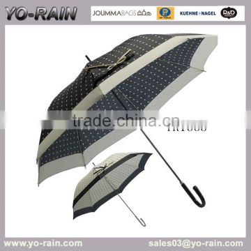 YR1663 High quality new fashion 8k straight umbrella with piping