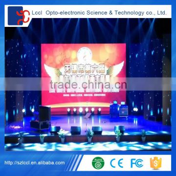 2016 Shenzhen high brightness led Advertising full color indoor stage led display panel price
