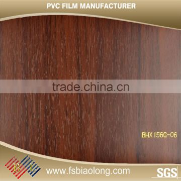 OEM/ODM Customized hot selling wooden grain pvc film