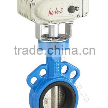 PTFE butterfly valve with electric actuator(Direct installtion )