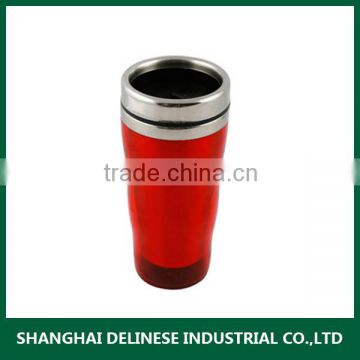 double wall plastic tumbler 16oz with straw