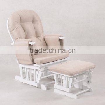 Cusion Washable Mother Love Wooden Recliner Chair