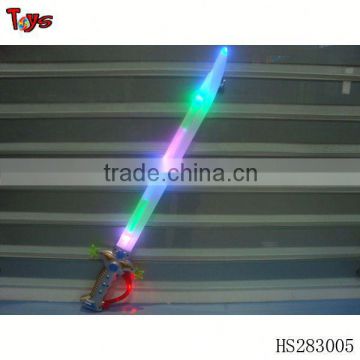 2014 electronic plastic flash led sword with sound