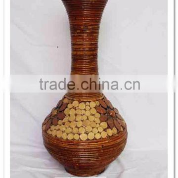 Garden furniture for decoration rattan vases plant pot