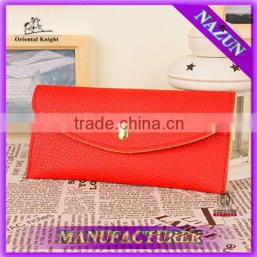 hot selling PU leather lady wallets made in china