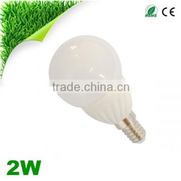 2W SMD2835 global G50 LED bulb (Ceramic)