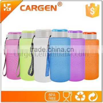 Colorful popular yoga high capacity plastic water bottle