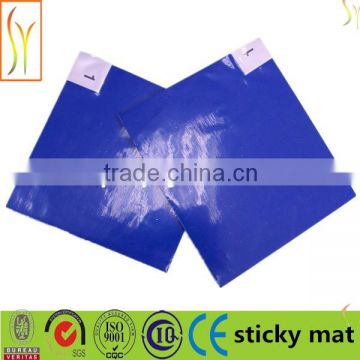 White peelable sticky mats for cleanroom