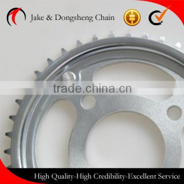 HIGH QUALITY 45 STEEL 40MN 428/118L-45T/14T motorcycle chain and sprocket