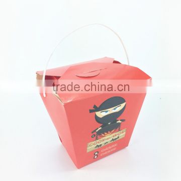 food grade custom printing take away noodle food box