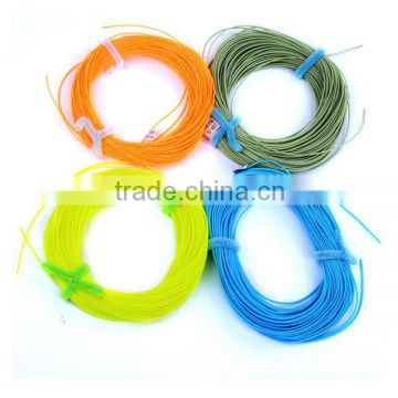 Versatile look durable colorful 100ft fishing line braided in custom