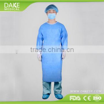Sterile disposable Non woven fabric/ SMS operation surgical gown