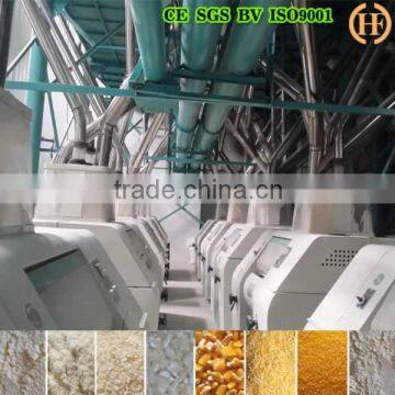 Maize flour mill machine and plant
