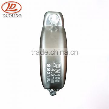 duoling ss304 flexible coupling for pvc pipes ss316 pipe