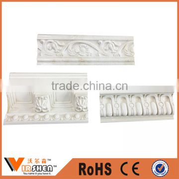 Home interior decorative PU moulding,carving cornice mouldings,decorative columns interior,decorative ceiling molding