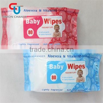 Thick Baby Wipes High Quality Wet Wipe 80PCS Fluffy Baby Wipes