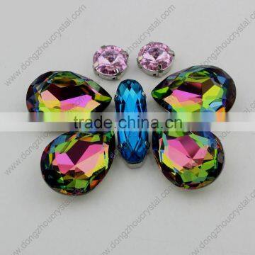 High quality crystal fancy stone for girls party dresses