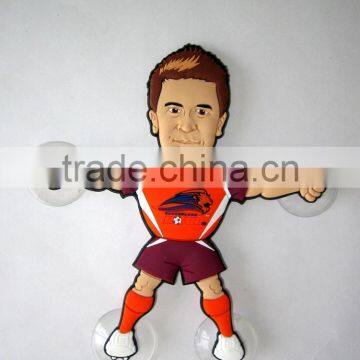 Plastic promotion suction cup figurine