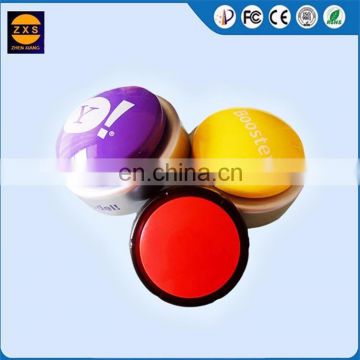Customized Sound and Logo Push Easy Button For Game Tools buzzer