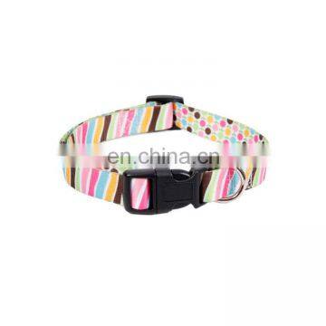 Knit Colorful Printing Traffic Contral Handle Colorfulp Comfortable Adjustable Durable Leash For Dog