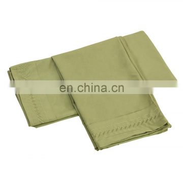 Solid Sheet Sets 100% Polyester Mattress Covers Green Flat Sheet Sets