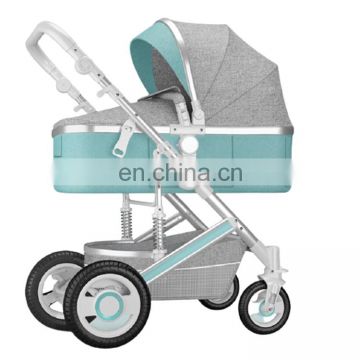 wholesale cheap fashion luxury lightweight foldable designed baby pram stroller set  for sale