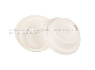 Eco Friendly Disposable & Biodegradable White Lid