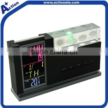 3D Colorful LCD with Digital Weather Station Clock