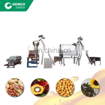 Industrial small extracting palm oil expeller line