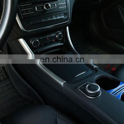 Chrome Center Console Panel Trim Sticker For Mercedes Benz A/GLA/CLA Class W176 A180