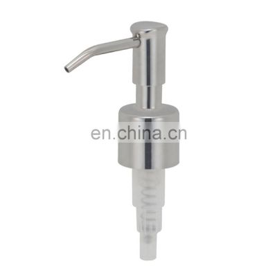 Longan Chinese Pump Manufacturer Clear Glass Soap Dispenser Lotion Bottle Metal Lids Liquid Dispenser Foam Soap Pump