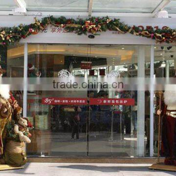 christmas hotal front door pvc plants decor