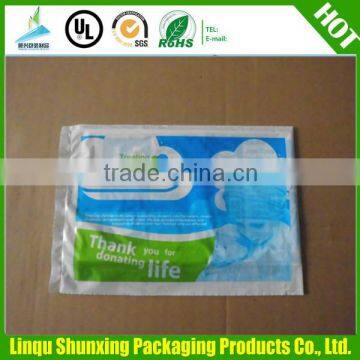 plastic charity bag / T-shirt bag with outer bag / priting bag from china