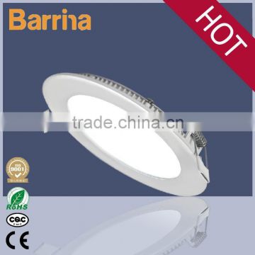 2015 new product Hot design aluminum housing 6w 12w 18w round flush mounted led panel light with best price