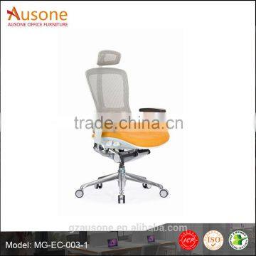 Hot sale manager ergonomic design hight back green grey office chair wheel base