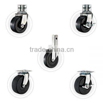 Special Application Square Stem Swivel Casters with Rubber Wheels