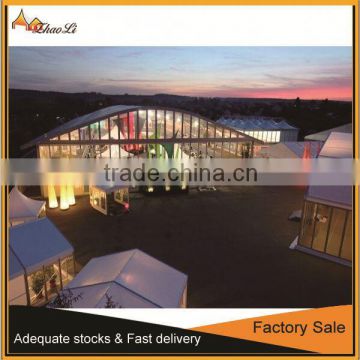 Two storey structure event dome arched tent for catering