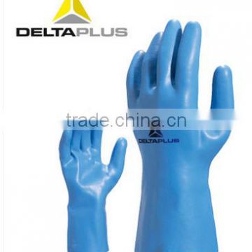 100% natural latex on jersey cotton support anti-acid and chemical safety gloves