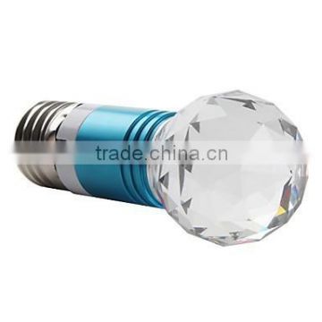 E27 3W Blue Light Crystal LED Ball Bulb (85-265V)