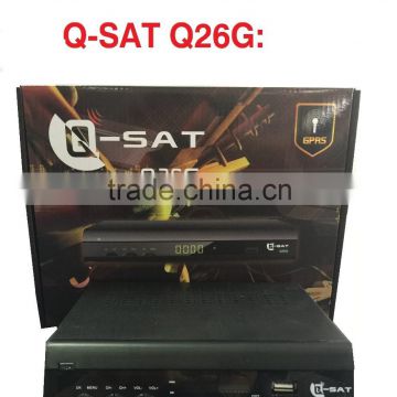 Stocks for Qsat Q26G,q-sat 26,qsat q26,Q-SAT Q26G mepg4 full hd gprs decoder with two accounts Africa