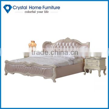 European style king size bed furniture
