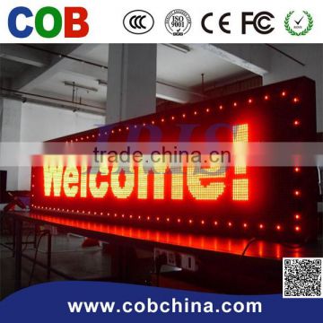 alibaba express P10 outdoor single color led traffic sign