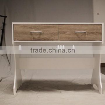 Wooden modern dressing table with 2 drawer