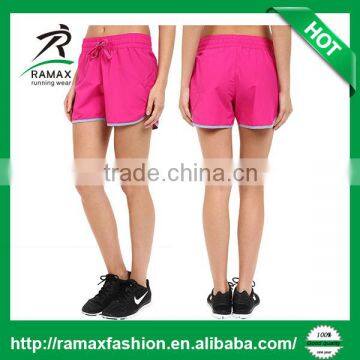 Ramax Custom Women Wholesale Summer Plain Athletic Running Shorts