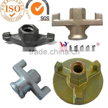 D20 galvanzied formwork flange wing nuts
